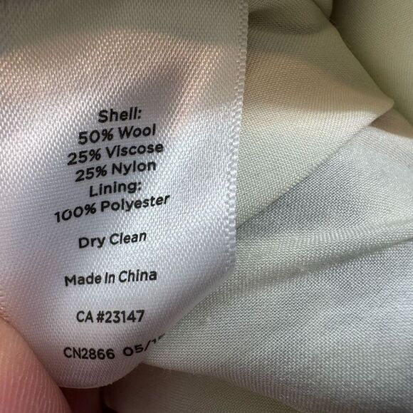 Talbot's Skirt Womens 10 Pencil Wool Houndstooth Check Classic Brown Preppy - Picture 8 of 9